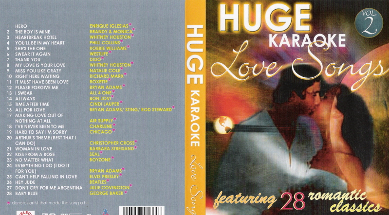 HUGE KARAOKE LOVE SONGS VOL 2